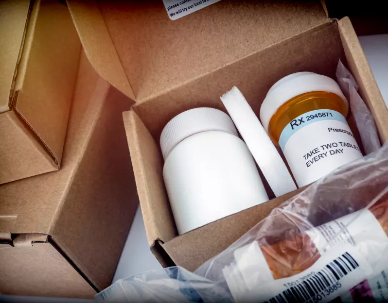medications in a box